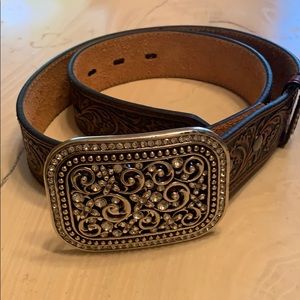 Ariat leather belt